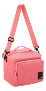 Lonchera Launchera Portavianda Capitoneada Terrano Liso Coral