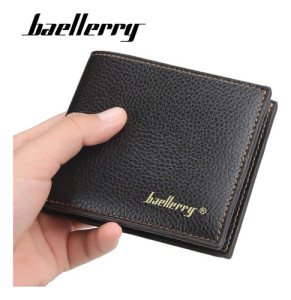 Billetera Baellerry Clásica Tradicional Hombre Símil Cuero Coffee