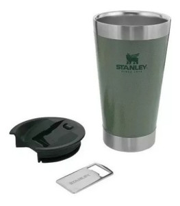 Vaso P/ Cerveza Stanley Con Destapador 470 Cervecero Stanley