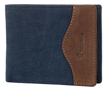 Billetera En Cuero Nobuk Terrano Hombre Caballero