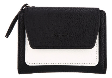 Monedero Billetera Japon Terrano Dama Mujer Simil Cuero Liso Negro