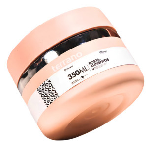 Contenedor De Alimentos Terrano 350ml Color Rosa