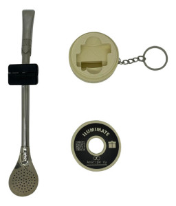 Luz Bombilla Llavero Accesorio Para Bombillas 8mm Colores Negro