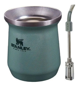 Mate Stanley De Acero Inoxidable + Bombilla Stanley Original