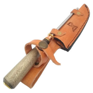 Set Cuchillo Tenedor Chaira Artesanal Parrilla Santa Lucía