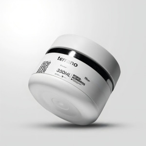 Contenedor De Alimentos Terrano 350ml Color Blanco