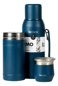 Mate Termo Terrano Base Silicona Yerbera Kit Matero Kit Petroleo Termo Base Silicona-flap