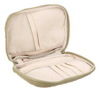 Estuche Cartuchera Unisex Travel Terrano Liso Oliva