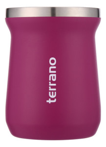 Mate Tradicional Camionero Acero Inox Doble Capa 230 Terrano Violeta