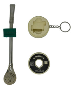 Luz Bombilla Llavero Accesorio Para Bombillas 8mm Colores Verde