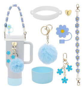 Accesorios Decorativos Correa Vaso Térmico Spotie Quencher Celeste
