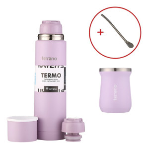 Lila y mate tradicional