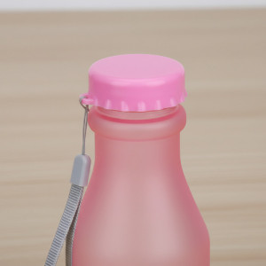 Botella Plástica 550ml Reutilizable Bpa Free- Correa Colores