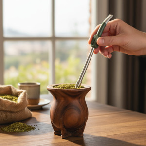 Bombilla Para Mate Stanley Spoon Acero Inoxidable Color Verde - Verde