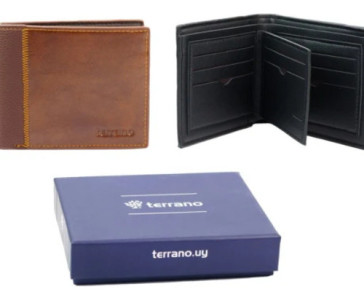 Billetera Caballero Hombre Unisex Terrano Simil Cuero