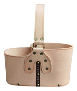 Matera De Cuero De Mano Para Auto Cuero De Chancho