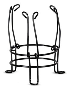 Posa Mate Alambre Acero Negro