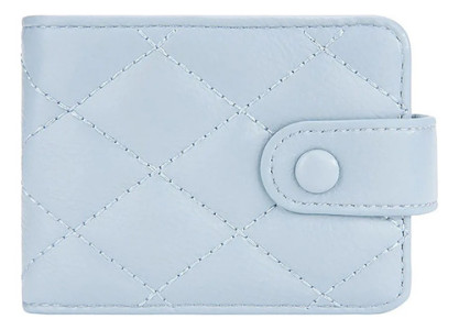 Estuche Maquillaje Espejo Neceser Organizador Cosmética Celeste