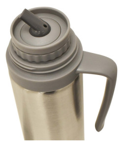 Termo Acero Inox 0.75l Manija Fija Mantiene Frío Calor Comet Acero