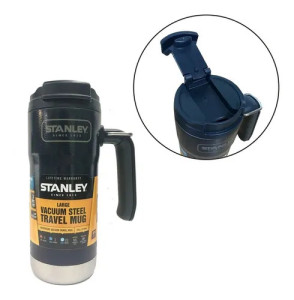 Jarra Térmica Stanley Premium 473ml - 100% En Acero Azul Oscuro