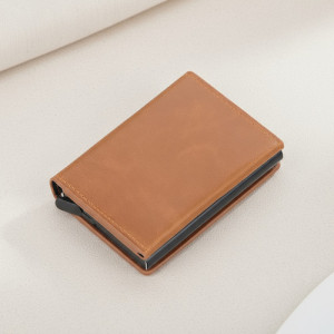 Tarjetero Billetera Rfid  Porta Tarjetas Eco Cuero Hombre
