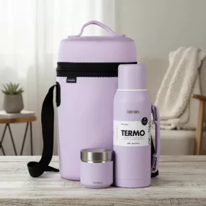 Kit Set Completo 1lt Premium + Matera Neopreno - Terrano Rosa Pálido