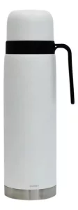 Termo Acero Inox 1lt C/manija Fija Mantiene Frío Calor Comet Color Blanco