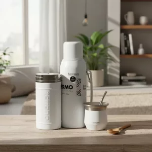 Mate Termo Terrano Base Silicona Yerbera Kit Matero Kit Lila Termo Base Silicona-sicilia