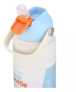 Botella Termica 750ml Terrano Base Siiicona Acero Inox Beige