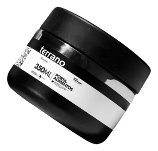 Contenedor Hermético Terrano Negro 350 Ml