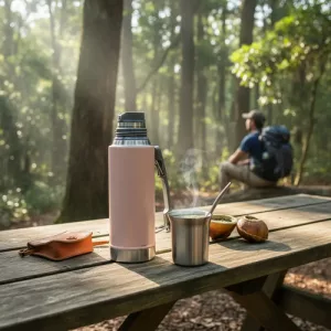 Comet  Acero Inox Tapa Mate 1 Lt Comet Mate System Bombilla