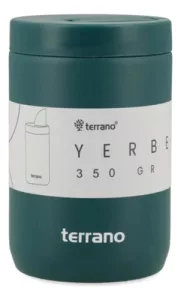 Yerbera Acero Inox 350gr Terrano Grande Pico Vertedor Petroleo