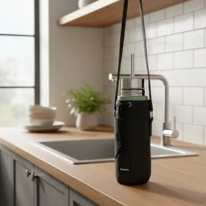 Funda Porta Mate Autocebante O Termo 750ml Terrano C/correa