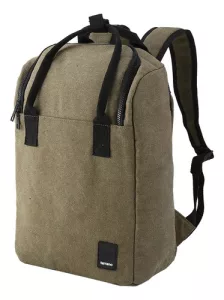 Mochila Matera Terrano Portalaptop Tela Lona Para Mate Termo Verde