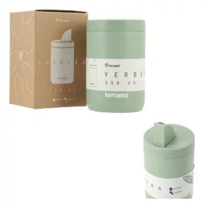 Yerbera Acero Inox 350gr Terrano Grande Pico Vertedor Oliva