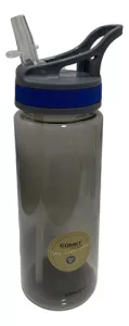 Botella Comet Deportiva 700ml Rigida Con Pico Retractil Gris