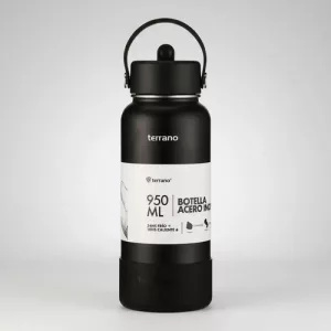 Botella Térmica Agua Terrano 950ml C/pico Y Asa + Accesorios