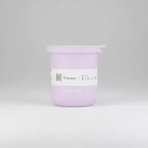 Mate Terrano Acero Inox C/tapa Silicona Hermetico 130gr Lila