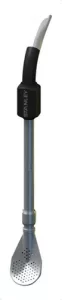 Bombilla Para Mate Stanley Spoon Acero Inoxidable Color Negro
