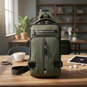 Mochila Impermeable Bolso Cruzado Morral Bandolera Unisex