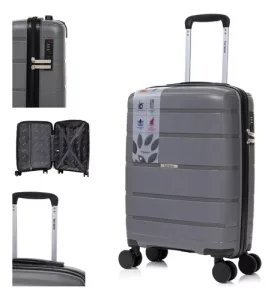 Valija Carrion Viaje Terrano Maleta Carryon Rigida 4 Ruedas Gris Grafito