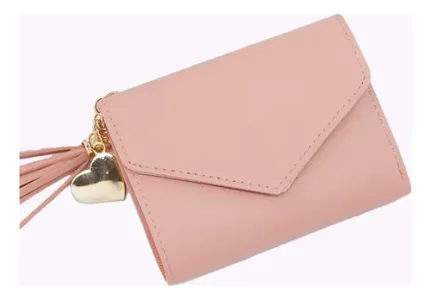 Monedero Billetera Dama Mujer Varios Colores Cuero Sintético