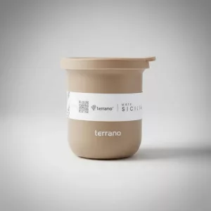Mate Terrano Acero Inox C/tapa Silicona Hermetico 130gr Arena