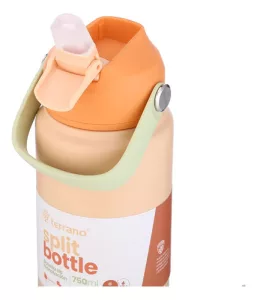 Botella Termica 750ml Terrano Base Siiicona Acero Inox Coral