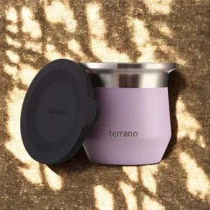 Kit Termo 750ml Terrano Mate Acero Tapa Silicona + Bombilla