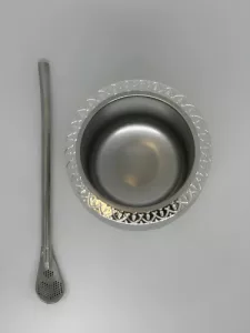 Mate Imperial Acero Inoxidable + Bombilla Regalo Gris Imperial Acero Inox