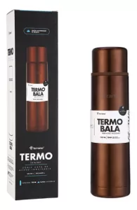 Kit Termo 750ml Terrano Mate Acero Inox Camionero + Bombilla Cooper
