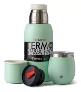 Verde Agua + Mate c/tapa