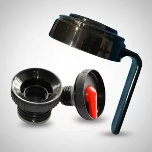 Tapon Para Termo Termolar De 1 Lt + Entrerrosca  + Asa Negro