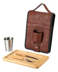 Set Parrilla Asador Con Vaso Terrano